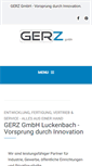 Mobile Screenshot of gerz-gmbh.de